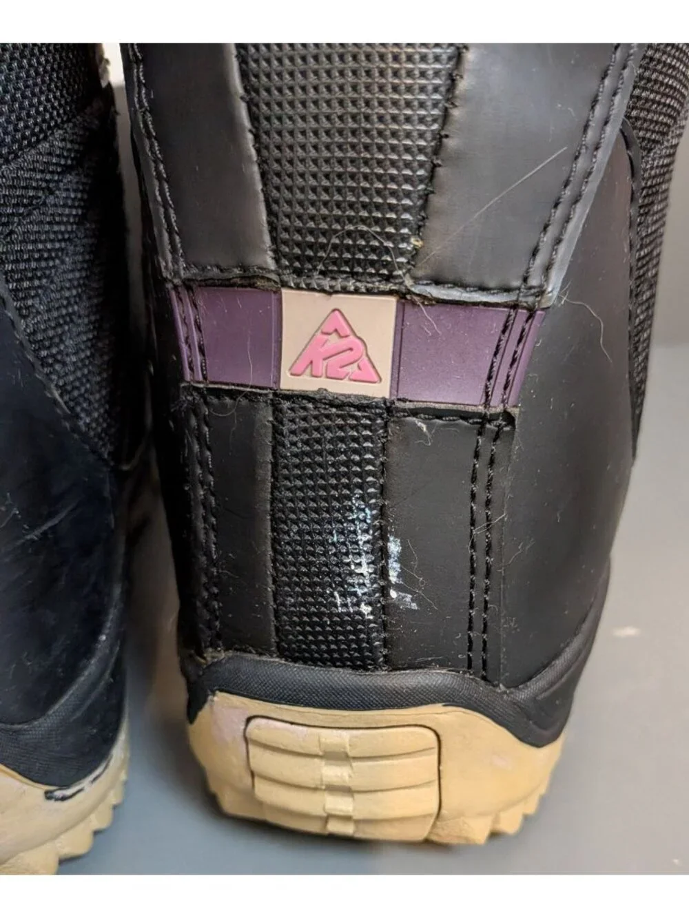 K2 Mink Snowboard Boots EZ FIT-3D Women's 8 Black Purple